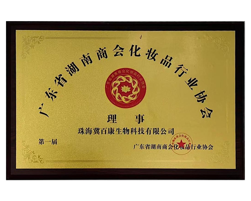 广东省湖南商会化妆品行业协会——理事